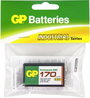 9V akku NiMH 9,6 V 170 mAh, GP 6LR61, HR6F22, HR9V, HR22, 6LR21, 6AM6, 6LP3146, MN1604, E Block 9. bélyegkép