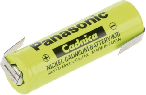 Panasonic NiCd forrfüles ceruza akkumulátor AA 1.2V 600mAh