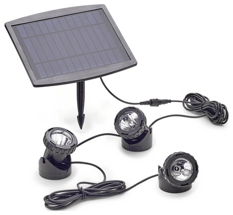 Pontec 77939 Tómegvilágítás 3 részes készlet LED 0.5 W Fekete 2. kép