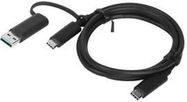 Lenovo USB kábel USB 3.2 Gen1 (USB 3.0 / USB 3.1 Gen1) USB-A dugó, USB-C® dugó 1.00 m 4X90U90618
