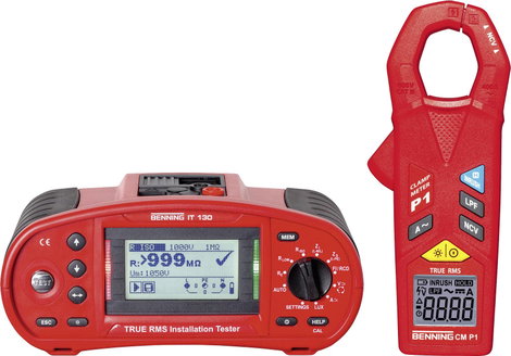Benning IT 130 + CM P1 VDE vizsgáló készülék
