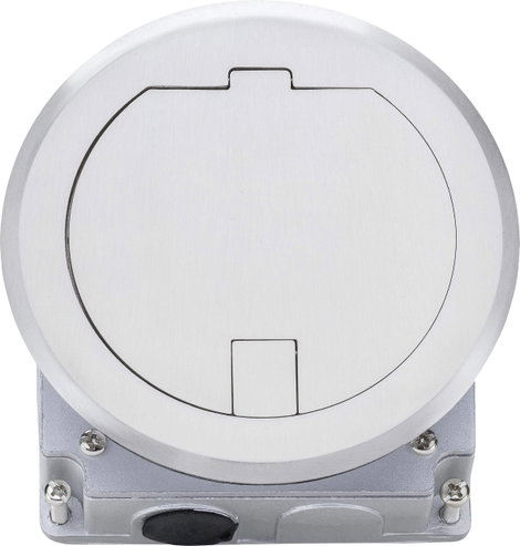 LEDmaxx 105628 1 részes Padlóba építhető dugalj Gyermekvédelem IP20 Alumínium 2. kép
