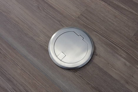 LEDmaxx 105628 1 részes Padlóba építhető dugalj Gyermekvédelem IP20 Alumínium 3. kép