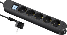 Maxtrack NV 57-1,5 L Elosztó kapcsolóval Fekete Védőérintkezős 1 db