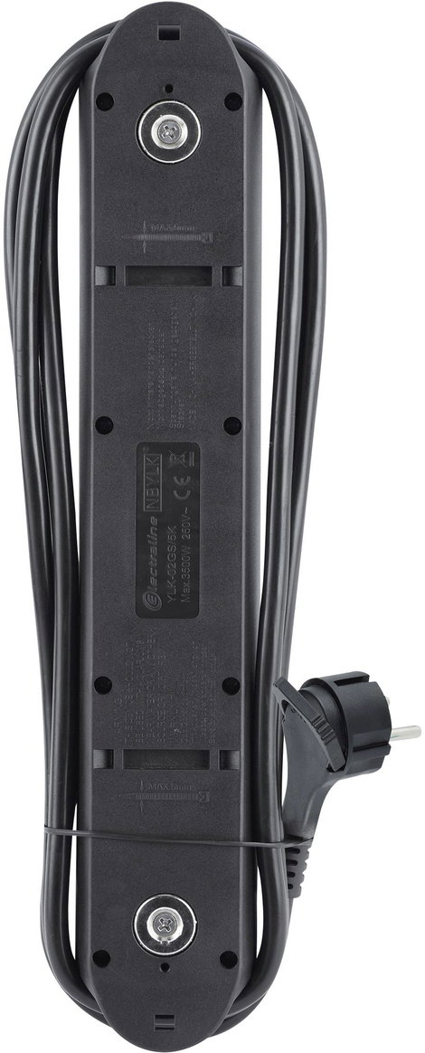 Maxtrack NV 57-1,5 L Elosztó kapcsolóval Fekete Védőérintkezős 1 db 6. kép