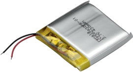 Renata lítium-polimer akku 3,7 V, 450 mAh, 32 x 29,5 x 6,2 mm, ICP582930PR-01