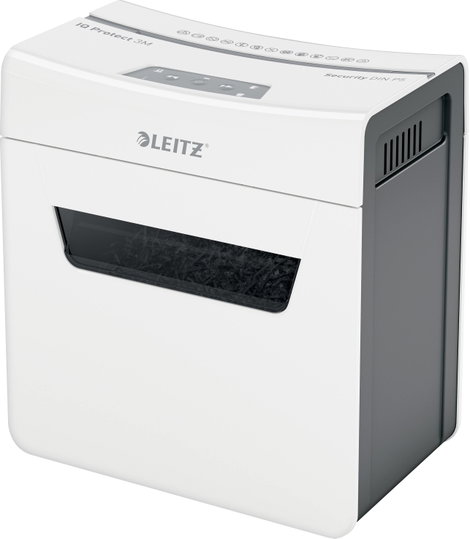 Leitz IQ 3M Protect Premium Iratmegsemmisítő 3 lap mikrovágás P-5 10 l Szintén megsemmisíti Tűzőkapc