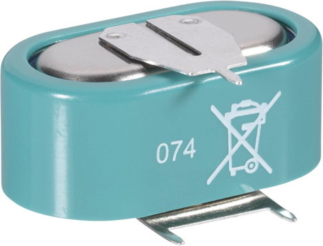 2V150H gombakku NiMH, 2,4 V 150 mAh, Varta 2V150H