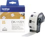 Brother DK-11221 Etikett tekercs 23 x 23 mm Papír Fehér 1000 db Véglegesen tapadó DK11221 Univerzáli bélyegkép