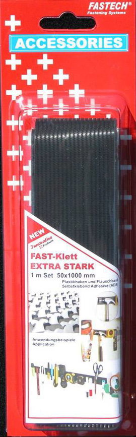 FASTECH® 730-330-1C Tépőzár Felragasztáshoz forró olvadék Bolyhos és horgos fél, Extra erős (H x Sz)