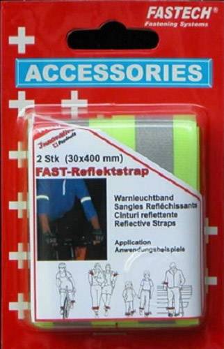 FASTECH® 788-777KC Tépőzár Fényvisszaverővel, Felvarrható Bolyhos és horgos fél (H x Sz) 400 mm x 30