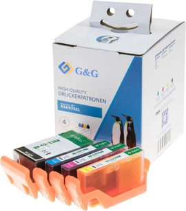 G&G Tinta helyettesíti HP 934XL, 935XL, X4E14AE, C2P23AE, C2P24AE, C2P25AE, C2P26AE Kompatibilis Kom