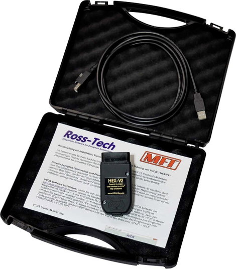 VCDS VCDS® HEX-V2 USB Profi OBD II diagnosztikai eszköz 80314 Alkalmas (autómárka): Audi, Volkswagen 2. kép