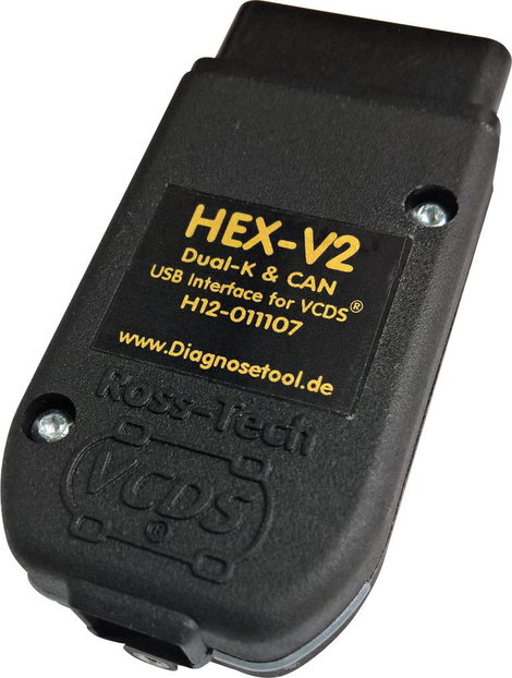 VCDS VCDS® HEX-V2 USB Profi OBD II diagnosztikai eszköz 80314 Alkalmas (autómárka): Audi, Volkswagen 5. kép