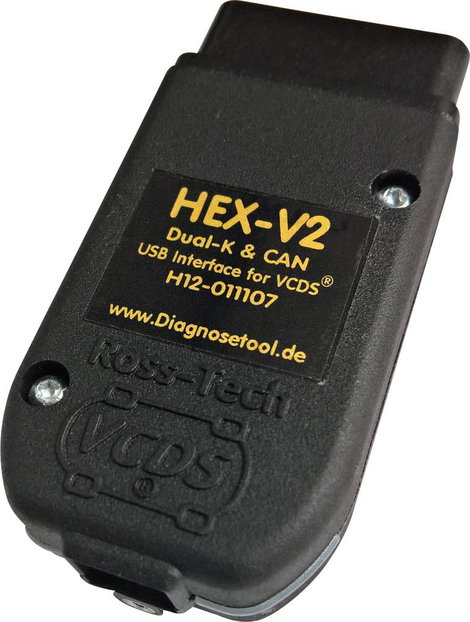 VCDS VCDS® HEX-V2 USB Hobby OBD II diagnosztikai eszköz 80313 Alkalmas (autómárka): Audi, Volkswagen 4. kép