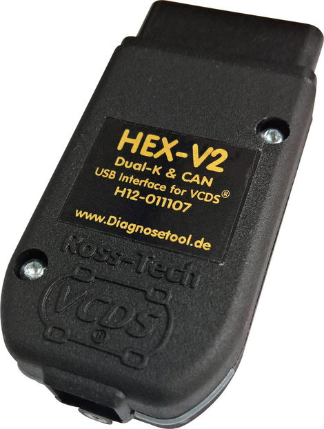 VCDS VCDS® HEX-V2 USB Hobby OBD II diagnosztikai eszköz 80312 Alkalmas (autómárka): Audi, Volkswagen 4. kép