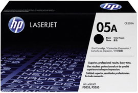 HP Toner 05A Eredeti Fekete 2300 oldal CE505A