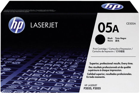 HP Toner 05A Eredeti Fekete 2300 oldal CE505A