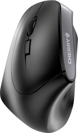 CHERRY MW 4500 WLAN egér Vezeték nélküli, Rádiójel vezérlésű Fekete 6 Gombok 1200 dpi Ergonómikus