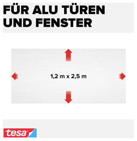 tesa 55140-00-01 Insect Stop Szúnyogháló tartalék tekercs Alkalmas Tesa Tesa Fliegengitter 1 db 4. kép