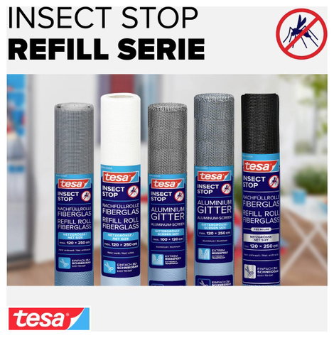 tesa 55140-00-01 Insect Stop Szúnyogháló tartalék tekercs Alkalmas Tesa Tesa Fliegengitter 1 db 8. kép