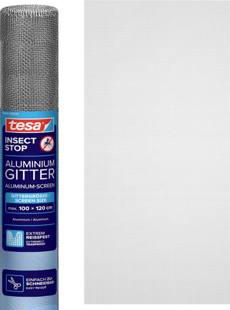 tesa 55141-00-01 Insect Stop Aluminium Ersatrolle Szúnyogháló tartalék tekercs Alkalmas Tesa Tesa Fl