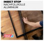 tesa 55141-00-01 Insect Stop Aluminium Ersatrolle Szúnyogháló tartalék tekercs Alkalmas Tesa Tesa Fl 3. bélyegkép