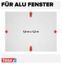 tesa 55141-00-01 Insect Stop Aluminium Ersatrolle Szúnyogháló tartalék tekercs Alkalmas Tesa Tesa Fl 4. bélyegkép