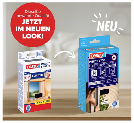 Szúnyoghálók ablakra, rovarriasztók, rovarfogók, tesa® Comfort 2. kép