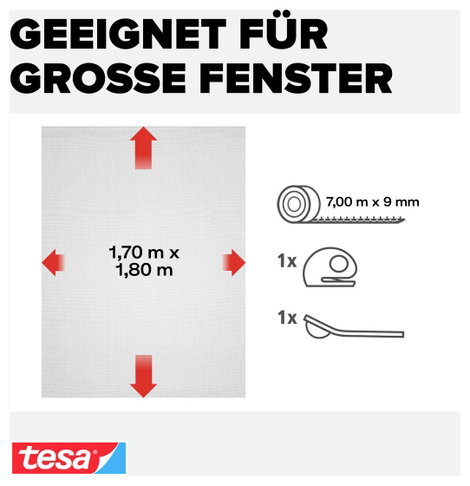 Szúnyoghálók ablakra, rovarriasztók, rovarfogók, tesa® Comfort 4. kép
