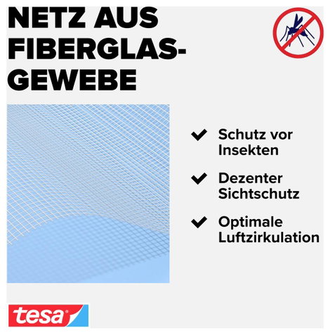 tesa 55134-00-01 Insect Stop Szúnyogháló tartalék tekercs Alkalmas Tesa Tesa Fliegengitter 1 db 6. kép