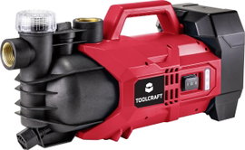 Akkus kerti szivattyú akku nélkül 2800 l/óra 22 m, Toolcraft GPG-L118 / TAWB-200