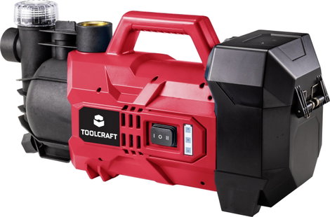 Akkus kerti szivattyú akku nélkül 2800 l/óra 22 m, Toolcraft GPG-L118 / TAWB-200 2. kép