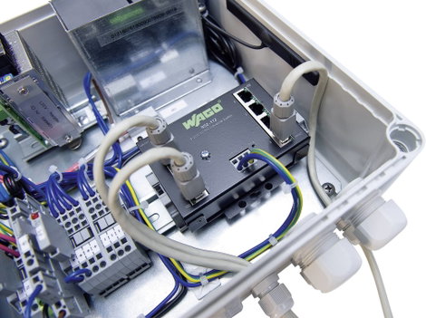 WAGO Industrial-ECO-Switch Ipari Ethernet switch 8 port 2. kép