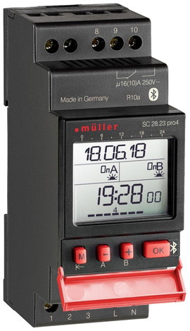 Müller SC 28.23 pro4 230V 50-60Hz Kalapsínes időkapcsoló óra Digitális 230 V/AC 4000 W