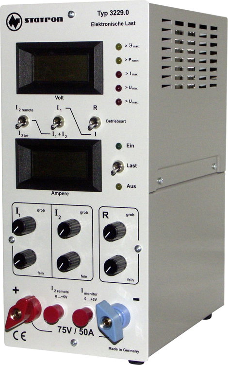 Elektronikus terhelés 75 V/DC 50 A 400 W, Statron 3229.0