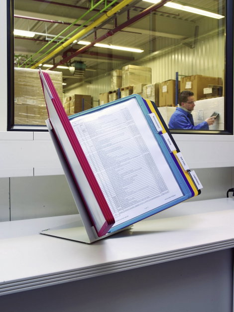 Durable Bemutató tábla állvány Sichttafelständer VARIO® TABLE 20 Sötétkék, Sárga, Zöld, Piros DIN A4 4. kép