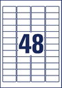 Avery-Zweckform L4778-20 Fólia címkék 45.7 x 21.2 mm Poliészter fólia Fehér 960 db Véglegesen tapadó 3. bélyegkép
