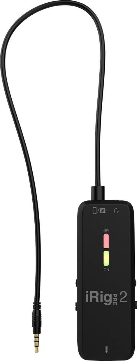 IK Multimedia iRig Pre 2 Rátűzhető Mobiltelefon mikrofon Átviteli mód:Vezetékes 14. kép