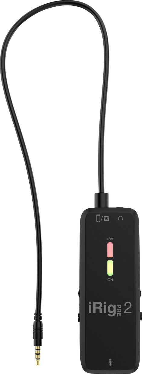 IK Multimedia iRig Pre 2 Rátűzhető Mobiltelefon mikrofon Átviteli mód:Vezetékes 15. kép