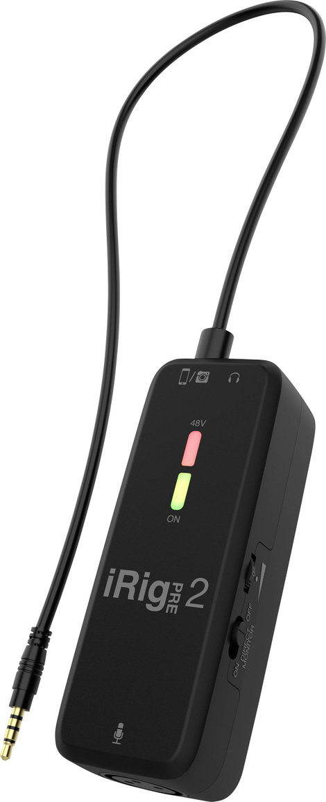 IK Multimedia iRig Pre 2 Rátűzhető Mobiltelefon mikrofon Átviteli mód:Vezetékes 17. kép