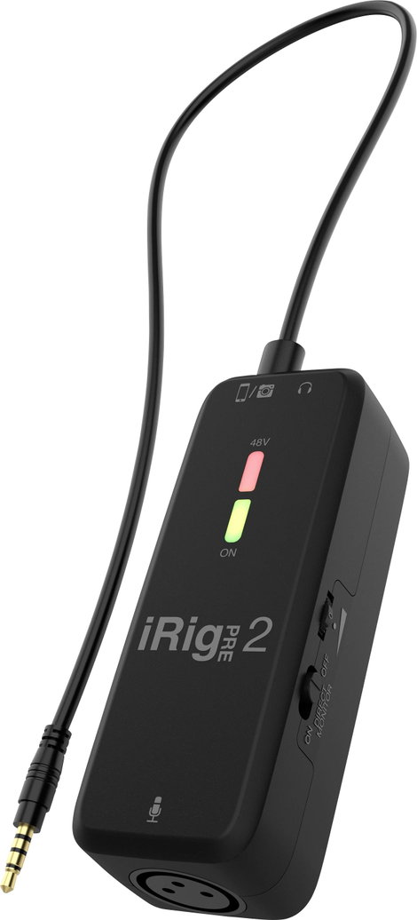 IK Multimedia iRig Pre 2 Rátűzhető Mobiltelefon mikrofon Átviteli mód:Vezetékes 18. kép