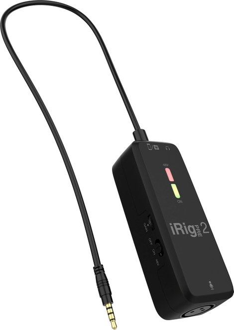 IK Multimedia iRig Pre 2 Rátűzhető Mobiltelefon mikrofon Átviteli mód:Vezetékes 19. kép