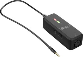 IK Multimedia iRig Pre 2 Rátűzhető Mobiltelefon mikrofon Átviteli mód:Vezetékes