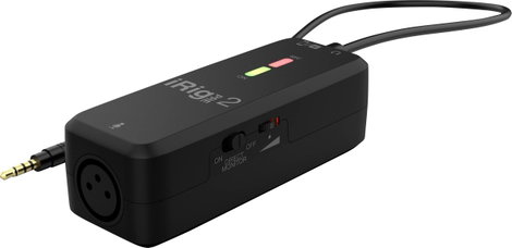 IK Multimedia iRig Pre 2 Rátűzhető Mobiltelefon mikrofon Átviteli mód:Vezetékes 23. kép
