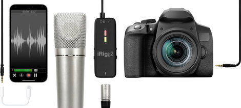 IK Multimedia iRig Pre 2 Rátűzhető Mobiltelefon mikrofon Átviteli mód:Vezetékes 28. kép