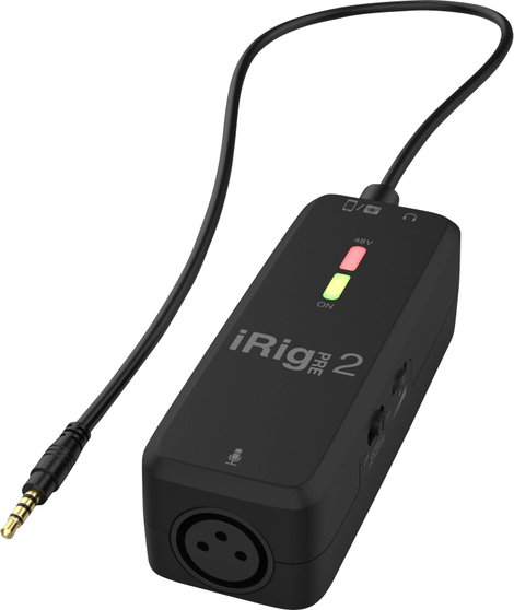 IK Multimedia iRig Pre 2 Rátűzhető Mobiltelefon mikrofon Átviteli mód:Vezetékes 34. kép