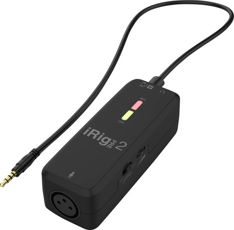 IK Multimedia iRig Pre 2 Rátűzhető Mobiltelefon mikrofon Átviteli mód:Vezetékes 36. kép