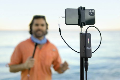 IK Multimedia iRig Pre 2 Rátűzhető Mobiltelefon mikrofon Átviteli mód:Vezetékes 6. kép