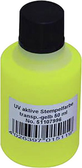 UV bélyegző festék Sárga 50 ml